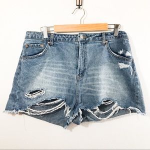 Wild Fable High Rise Distressed jean Shorts size16